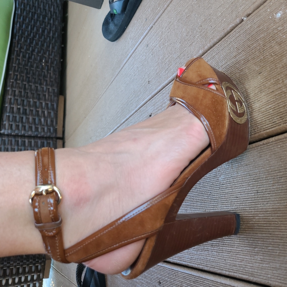 Vintage Gucci Platform Heels!
